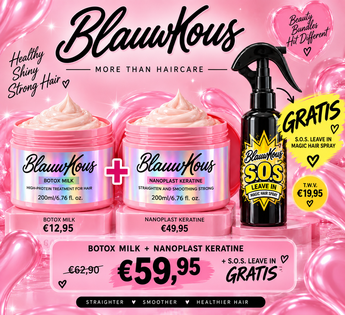 Blauwkous S.O.S. Hair Rescue Set 💕